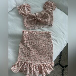 COPY - Sabo skirt floral set size small